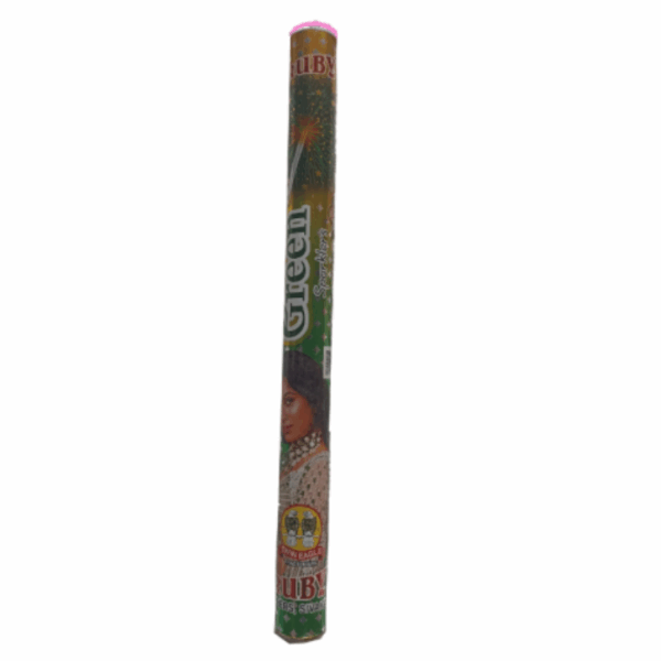 15 CM GREEN SPARKLERS (TUBE UV)