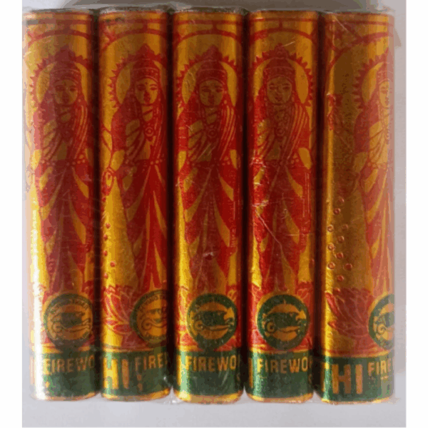 4" Lakshmi Gold Crackers