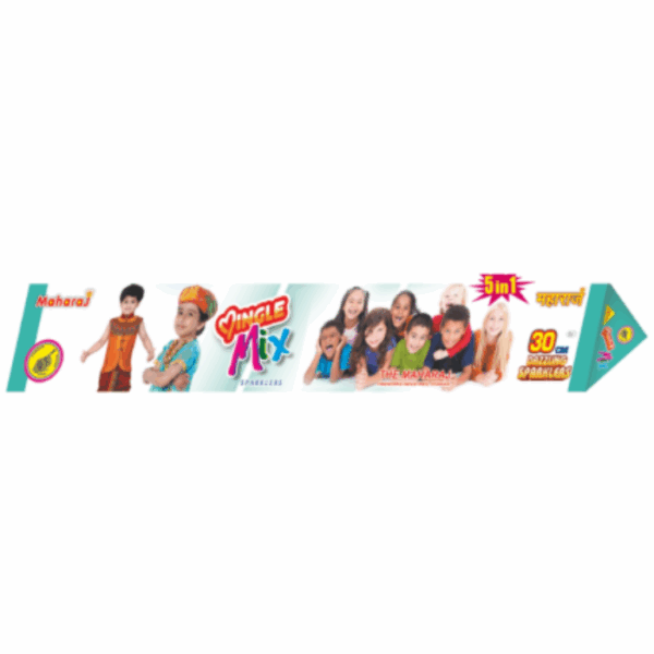 30 CM MINGLE MIX 5IN 1 SPARKLERS 2BOXES
